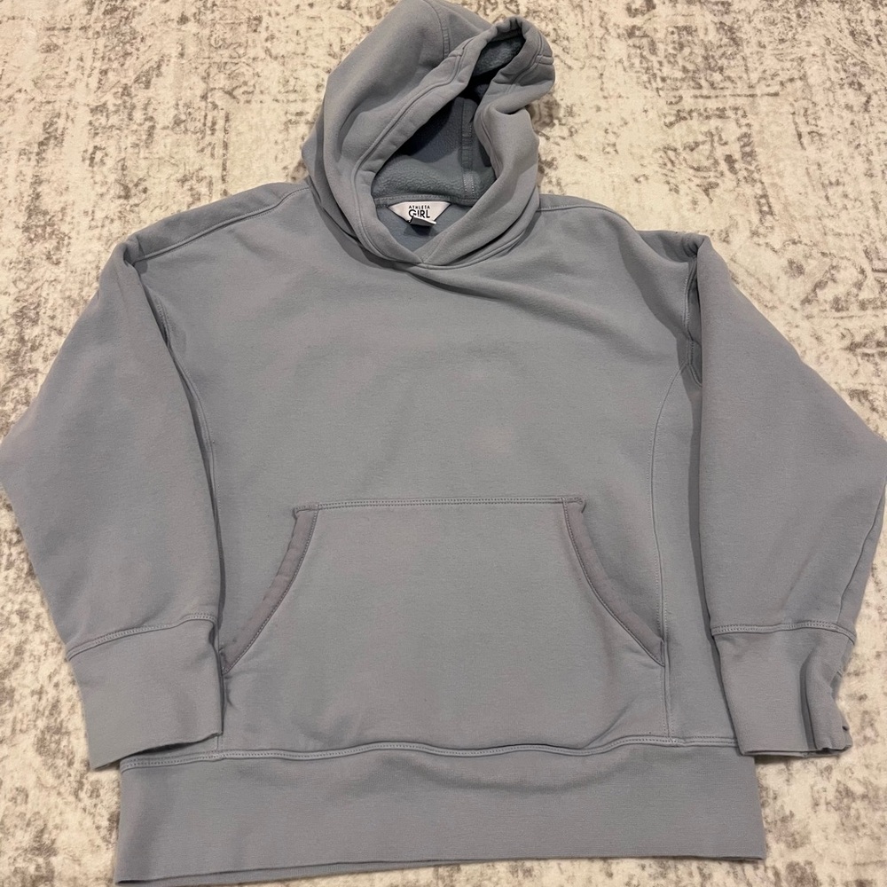 Athleta Girl Large Light Blue Hoodie